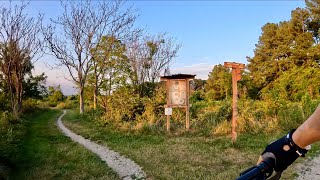 Biking on Apple Orchard Loop Mountain Bike Trail Lorton Virginia [upl. by Maddie]