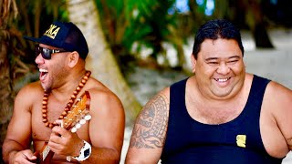 Koka Lagoon Boys Jam on the Beach  Cook Islands Music [upl. by Peper]