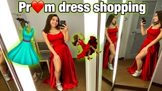 prom dress shopping vlog 2020 before cancelled prom 🤠 [upl. by Horter]