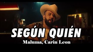 Según Quién  Maluma Carin Leon  Peso Pluma Eslabon Armado Junior H Corridos 2023 [upl. by Orelle64]