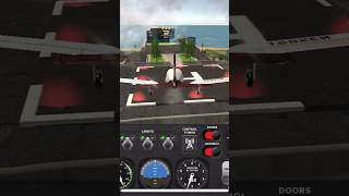 Landing on a helipad in a plane in a underrated flight sim aviation landing piper edit plane [upl. by Tnecillim695]