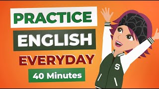 English Conversation Practice  Daily Use English Sentences [upl. by Anyehs]