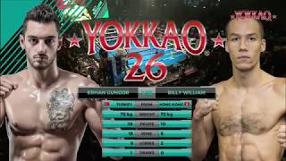 YOKKAO 26 Erhan VS 林博敏 Billy William [upl. by Rumney]