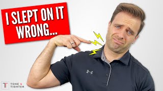 Get Rid Of Neck Pain From Sleeping Wrong And Other Odd Injuries [upl. by Hasty358]