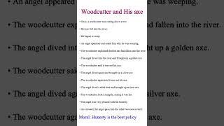 Woodcutter and his axe story in English [upl. by Shah]