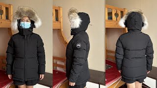 Canada Goose Chelsea Parka Black Review [upl. by Eenattirb796]