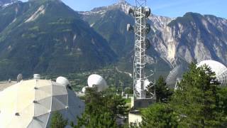 Satellitenstation Signalhorn Leuk Stadt [upl. by Locin]