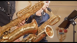 Quarrel  Dolf de Kinkelder  for bass amp baritone saxophone  from the suite Nota bene [upl. by Pfeifer917]