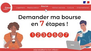 Ma demande de bourse en 7 étapes [upl. by Sitto]