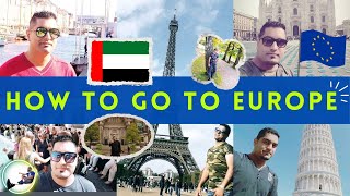 🇦🇪🇪🇺 How To Go To Europe From Dubai UAE  UAE To Europe Schengen Visa 2024 [upl. by Nileuqay718]