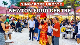 Newly Renovated Newton Food Centre  Singapores Most Delicious Hawker Center Tour [upl. by Aicirtac]