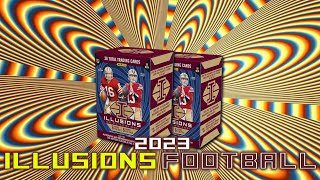 2023 Illusions Football Blaster Boxes Ripping Packs Chasing Rookies Are they better than Mega Boxes [upl. by Yrrag]