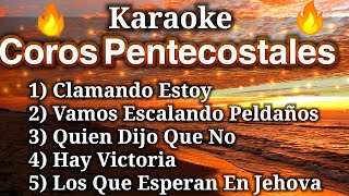 Pistas KARAOKE  Cadena De COROS PENTECOSTALES  PISTAS Y LETRA By Samuel Piña Piano [upl. by Houlberg2]