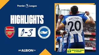 PL Highlights Arsenal 0 Albion 3 [upl. by Kelleher928]