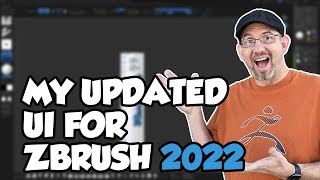 3DCW Updated ZBrush UI 2022 [upl. by Ggerg840]