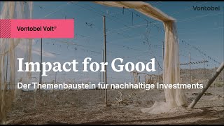 Impact for Good Anlagebaustein von Vontobel Volt® [upl. by Esbensen]