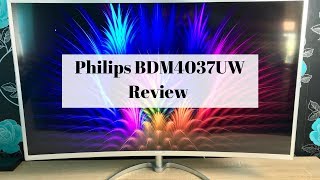 Philips BDM4037UW 40 4K UHD Multiview Monitor Review [upl. by Ause]