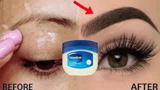 How to apply vaseline on eyebrows and eyelashes overnight  Vaseline petroleum jelly uses [upl. by Ardnik]