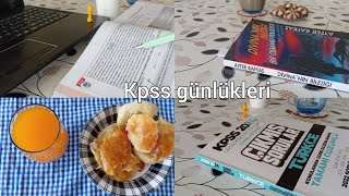 Kpss günlükleri  kpss sesiz çalışma vlogu soğuk kahve kpss kitapları [upl. by Yelyak]