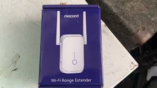 Setup Macard wifi range extender [upl. by Akeylah]