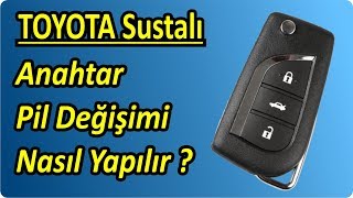 Toyota Anahtar Pil Değişimi Nasıl Yapılır   Key Battery Change Replacement [upl. by Seldon920]