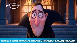 Hotel Transylvania Transformania  Drac Transforms Into A Human  Amazon Original [upl. by Hulton414]