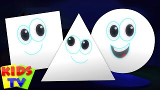 Halloween Shapes Song Learn Shapes for Kids and Spooky Rhyme [upl. by Rehctaht]