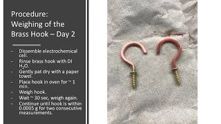 Experiment 7 Prelab Quantitative Determination of CuII by Electrogravimetry [upl. by Krahmer940]