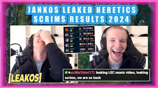 Jankos LEAKED 2024 HERETICS SCRIMS Results 👀 CLASSIC [upl. by Attenna]