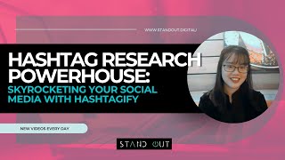 Hashtag research powerhouse Skyrocketing your social media with Hashtagify [upl. by Ablem]