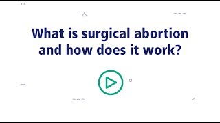 How does surgical abortion work [upl. by Netsrek]