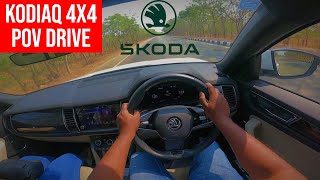 2024 Skoda Kodiaq First Drive Review  4x4 2L Turbo Petrol POV  190 PS 320 nm 7 Speed DSG [upl. by Akienom390]