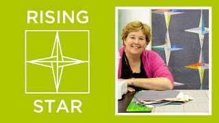 Make a Rising Star Quilt with Jenny Doan of Missouri Star Video Tutorial [upl. by Ydnam570]