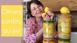 Comment conserver les citrons 🍋  Citrons confits au sel [upl. by Ellek]