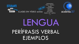 Ejemplos de Perífrasis Verbales  ¿Es o no es una perífrasis verbal [upl. by Falk]