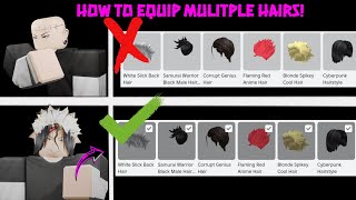 HOW TO ADD MORE ACCESSORIES TO YOUR ROBLOX AVATAR 2024 [upl. by Poppas]