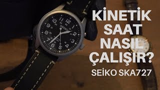 Otomatik vs Kinetik Saat  Seiko Kinetic SKA727P [upl. by Adias]