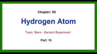 Stern  Gerlach experiment [upl. by Galven]