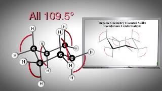 Chair Conformations Cyclohexane English [upl. by Annayr]