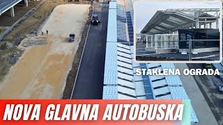 DVE NEDELJE KASNIJE  NOVA AUTOBUSKA STANICA DOBIJA I KLUPE [upl. by Lenhart303]