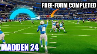 HOW TO MASTER SKILL BASED PASSING IN MADDEN 24  BEST FREE FORM SETTINGS  Become an ELITE Passer [upl. by Elise]