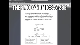 Thermodynamics 528E The stators in a gas turbine are designed to increase the kinetic energy of the [upl. by Ak877]