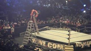 Ladder Match Chris Jericho vs Shawn Michaels FAN CAMERA [upl. by Eltrym]