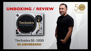 UNBOXINGREVIEW Edición 50th Aniversario TECHNICS SL1200 [upl. by Salomie476]