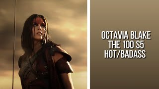 Octavia BlakeBlodreina HotBadass Scene Pack The 100 Season 5 [upl. by Ocirne508]