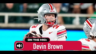 Ohio States Devin Brown on staying ready touchdown to Jeremiah Smith [upl. by Newell]