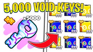 OPENING 5000 VOID KEYS IN PET SIMULATOR 99 [upl. by Sivi]