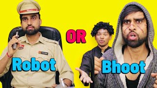 Robot Aor Bhoot 🤖👻😱😂 part 2  Mohit Pandey shorts trending explore [upl. by Arihsa]