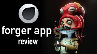 Mobile Digital Sculpting forger app review [upl. by Tamaru]