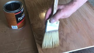 TIPS and techniques on how to apply polyurethane EVENLY like a pro [upl. by Glinys]